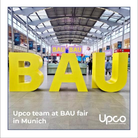 Das Upco-Team auf der BAU-Messe in München